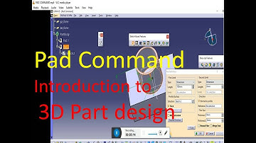 Pad Command, Introduction to CATIA Part design