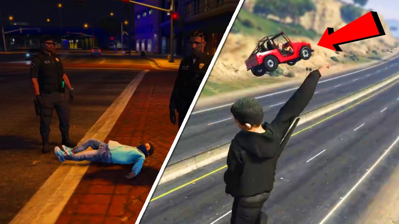Persecucion De La Policia Termina Mal En GTA RP