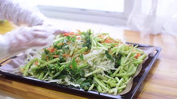 Cách làm bắp cải muối với rau răm ngon đơn giản/ Vietnamese Pickled cabbage/Easy way/ Pickled recipe