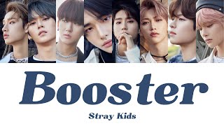 Booster -Stray Kids【カナルビ/歌詞/日本語訳】