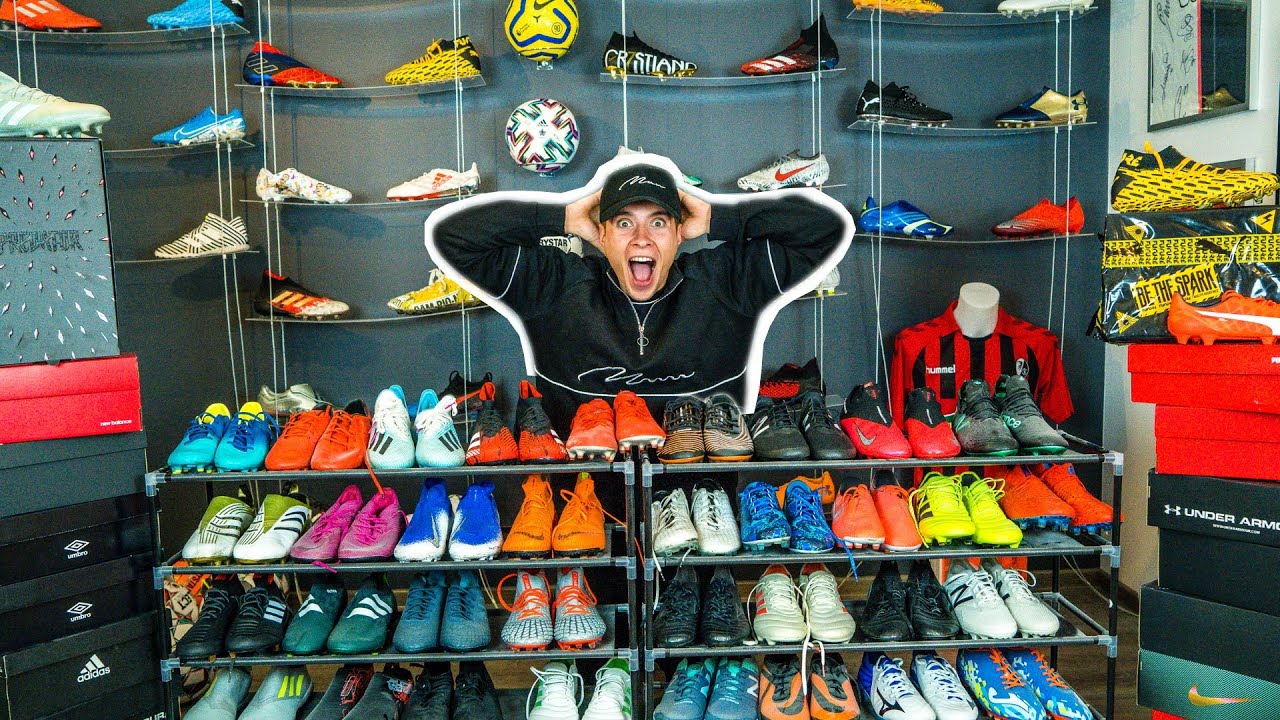 Meine 25.000€ Fußballschuh Sammlung - YouTube