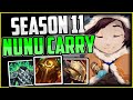 HOW TO PLAY NUNU FROM BEHIND AND CARRY! | Nunu Jungle Commentary Guide Season 11 League of Legends