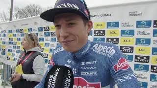 Jasper Philipsen - Interview at the finish - Paris - Roubaix 2024