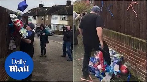 'It's an insult': Man takes down shrine for Henry ...