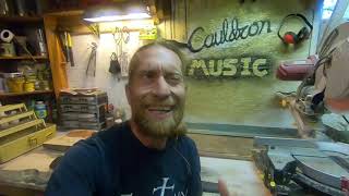 Electric Upright Bass Construction part one
