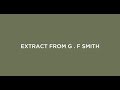 Extract from G.F Smith