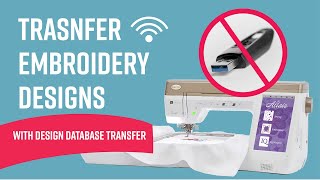 Transfer Embroidery Designs the EASY way with Design Database Transfer!