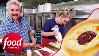 Chef At Czech Restaurant Makes 24 Kolaches In 34 Seconds | Diners, Drive-Ins \& Dives