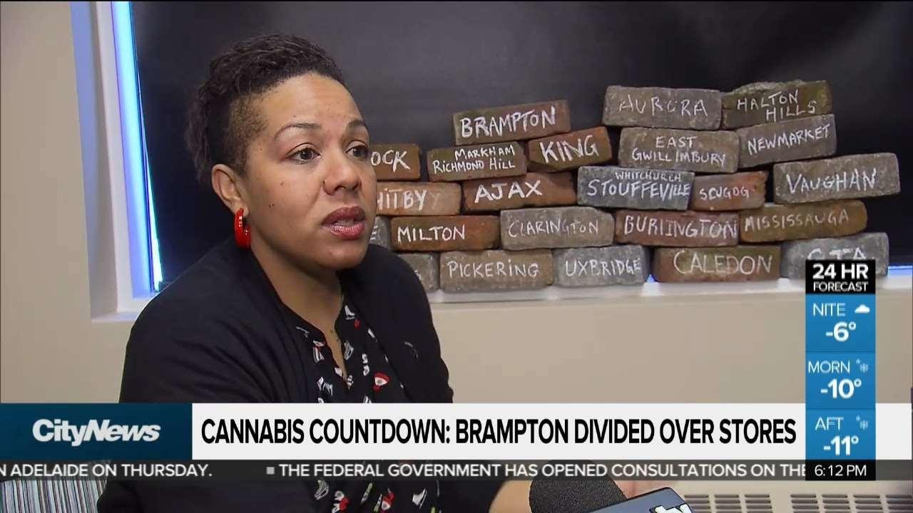 Brampton still divided over weed stores