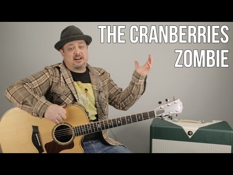 How to Play quotZombiequot by The Cranberries on Guitar Easy Acoustic