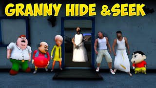 Franklin & Shinchan playing Hide and seek With Granny in GTA 5 || Gta 5 Tamil