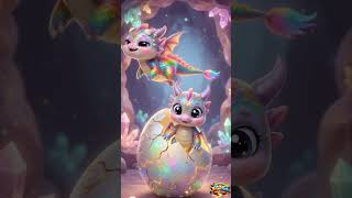 Baby Dragon Hatches! 🐉 Flying Egg Surprise for Kids | Fantasy 3D Animation