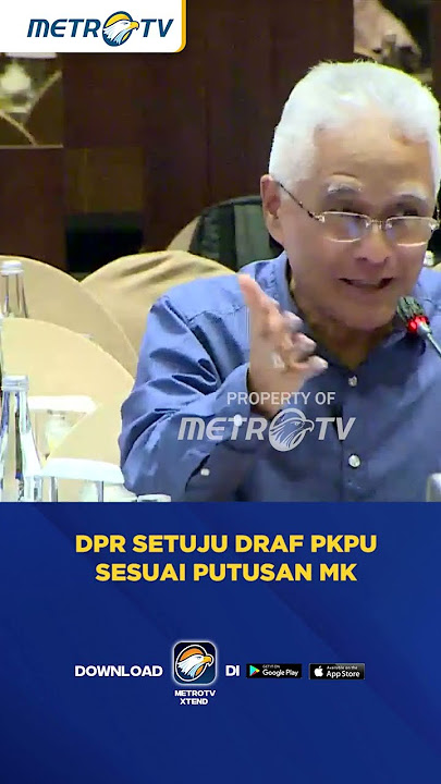 DPR Setuju Draf PKPU Sesuai Putusan MK #shorts