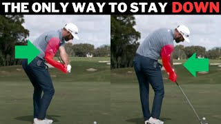 The Trick To Staying Down Through The Ball (You're Missing This Right Arm Move)