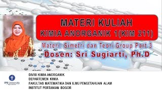 Materi kuliah kimia anorganik 1 ...