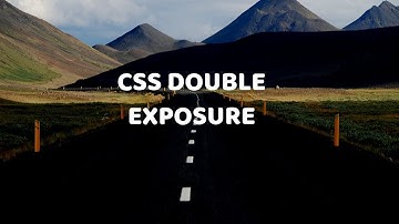 CSS Double Exposure Animation Effect | CSS Mix-Blend Mode