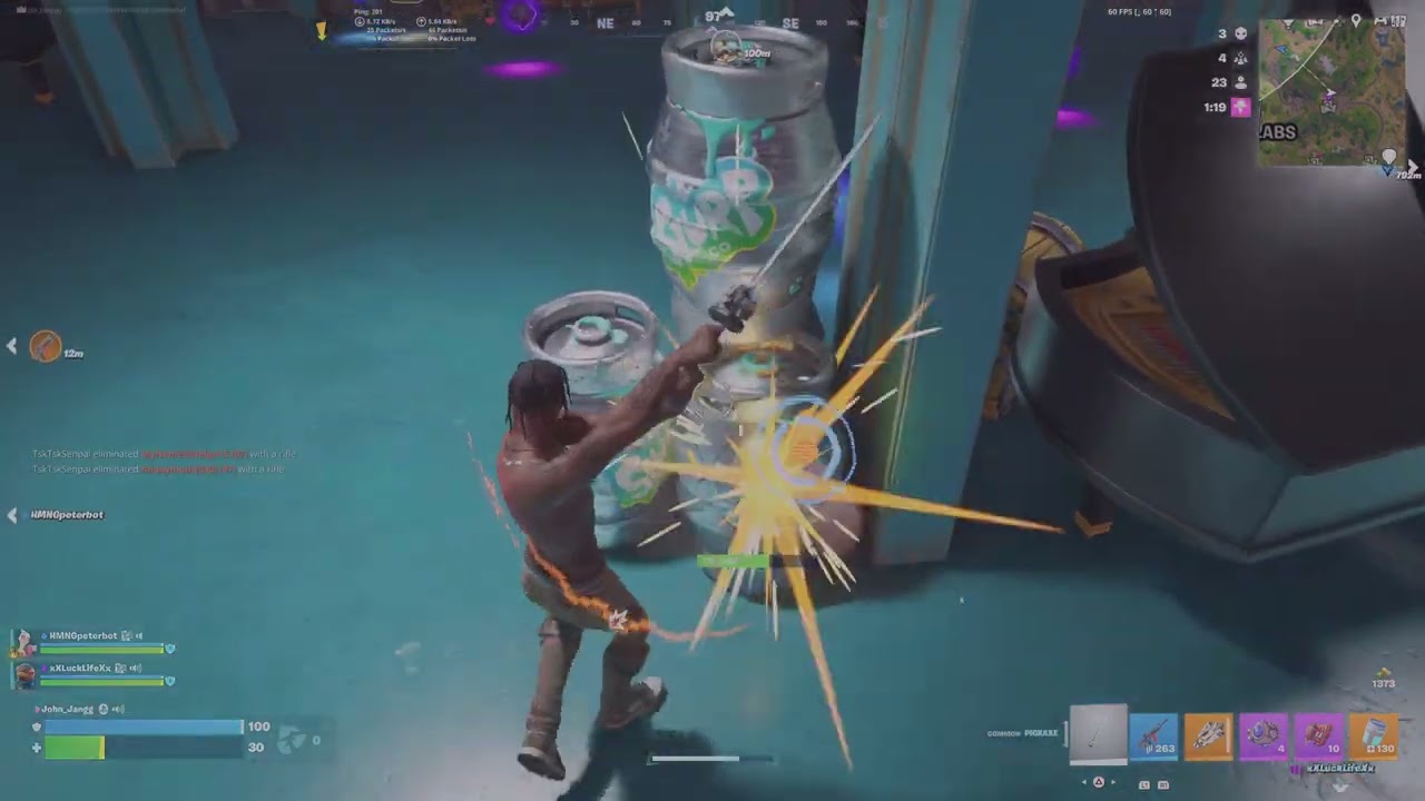 Fortnite Ch7S1 ZB Trio - Zipline Don't Like Black Skins