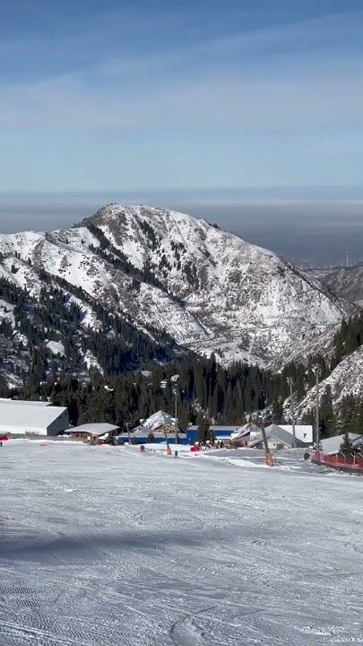 Ski resort Shymbulak. Kazakhstan. Горнолыжный курорт Шымбулак ...