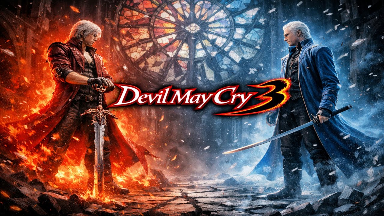 Devil May Cry 3 | Complete Game Movie 🎸🕶️ | 4K Stylish Action