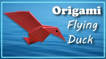 Origami Flying Duck | How to make paper flying Duck           || #diy #origami #origamimantra