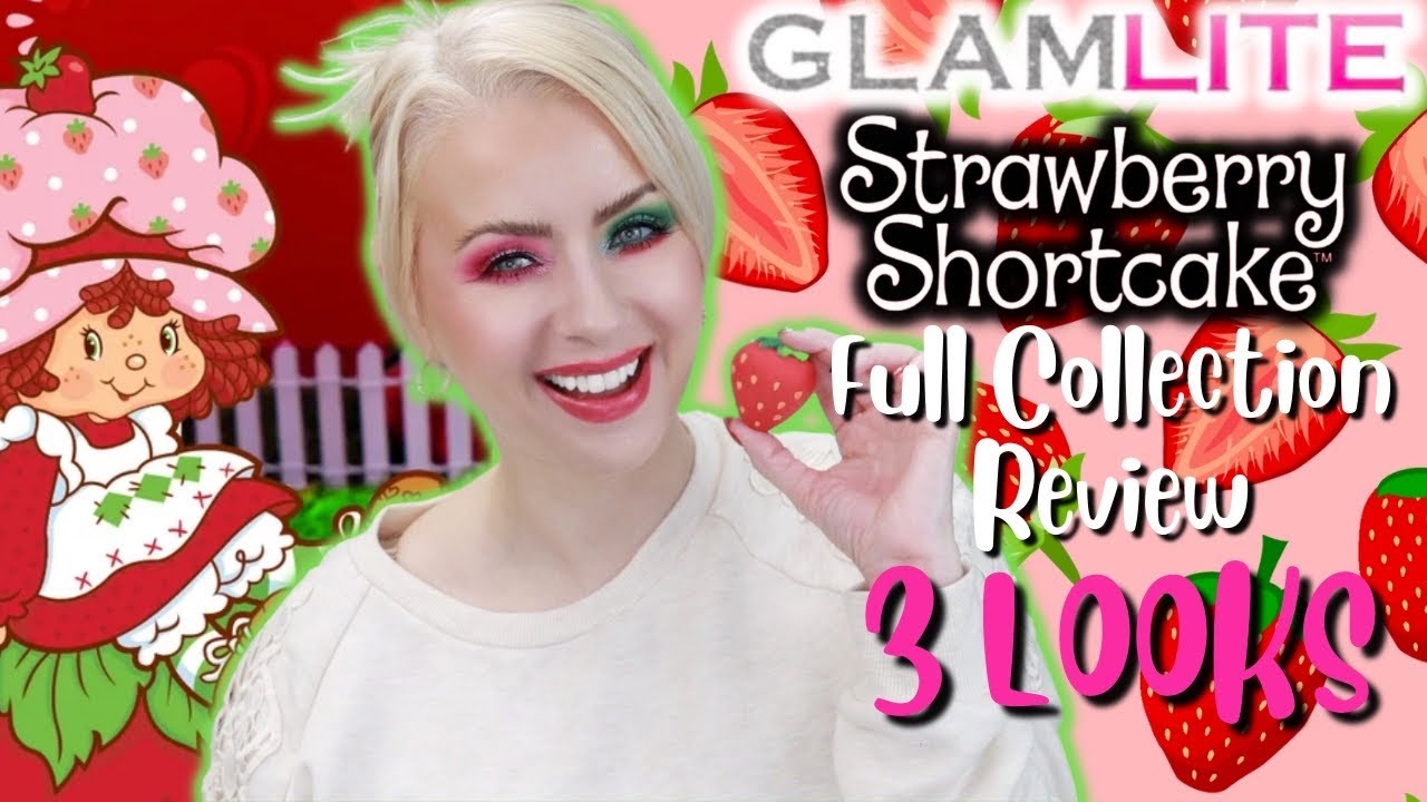 NEW GLAMLITE x STRAWBERRY SHORTCAKE COLLECTION REVIEW + 3 LOOKS Steff