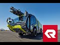 The new panther  rosenbauer arff vehicle