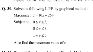 Class 12th PYQ 2025 ||  LPP GRAPHICAL METHOD || DETAILED SOLUTION STEP BY STEP