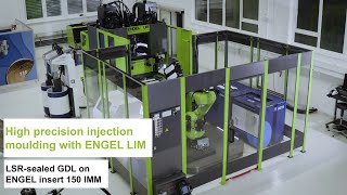 Future mobility in focus | LSR-sealed gas diffusion layer | ENGEL insert 150 vertical IMM