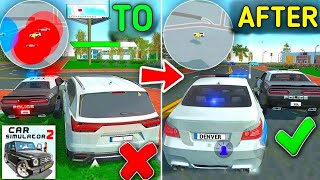 I DISABLED THE POLICE IN THE GAME! THE POLICE WILL NO LONGER CHASE YOU IN CAR SIMULATOR 2!