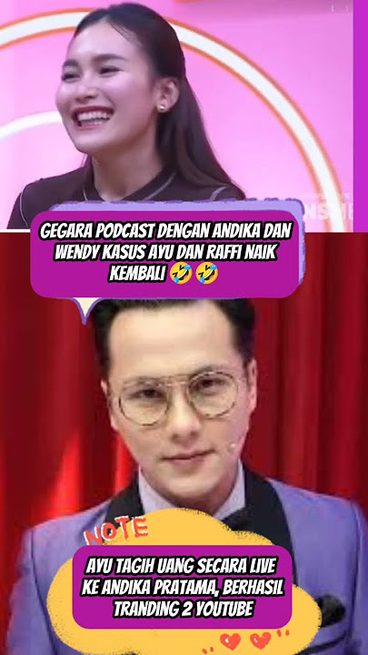 Successfully trending 2nd on YouTube, Ayu asks Andika Pratama to join