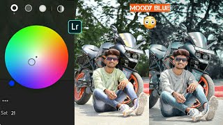 Moody Blue Effect Photo Editing In Lightroom | Lightroom Mobile Tutorial | Retouch by Bhavesh