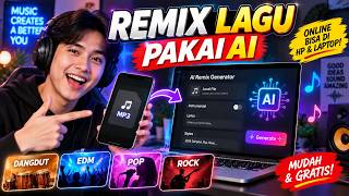 Cara Remix Lagu dengan AI Secara Online di HP & Laptop | MP3 Jadi EDM, Dangdut, Pop, Rock!