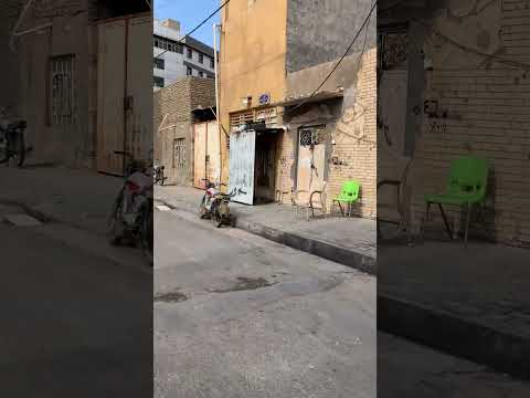 پیاده روی در عراق واقعی خیابان های نجف