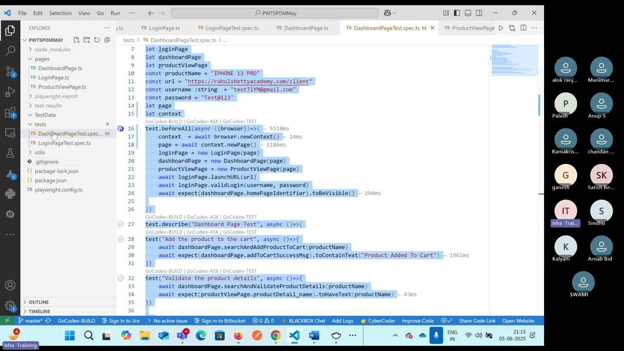 #26 - Data driven testing using Json and  .env file in Playwright