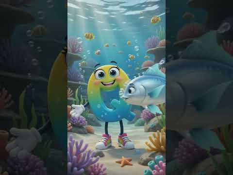 Q is for Queenfish 🐟🎵 | Learn Fish Names for Kids | Fish Alphabet #Shorts #kidslearning #cocomelon