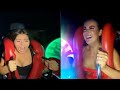 Slingshot ride girl fail compilation  funny and shocking moments