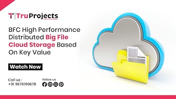 BFC High Performance Distributed Big File Cloud Storage Based on Key Value Store