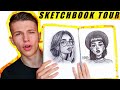 A Weird Sketchbook Tour by Angel Ganev
