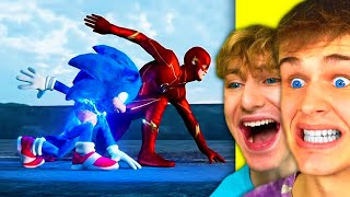 Nejšílenější Závod Sonic Vs Flash