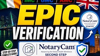 Epic Verification| How to Create NotaryCam Account| Epic verification for IMC, GMC and IMC #imc #gmc