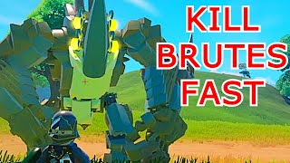 How To Kill Brutes In Lego Fortnite! (Boss Battle Tips)