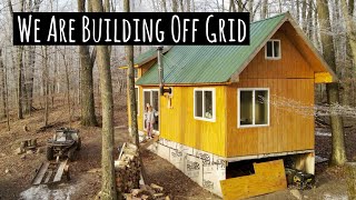 The Ceiling Looks BEAUTIFUL now | Cozy Fire & Frosty Mornings Off Grid