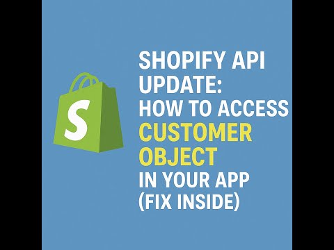 Shopify API Update: