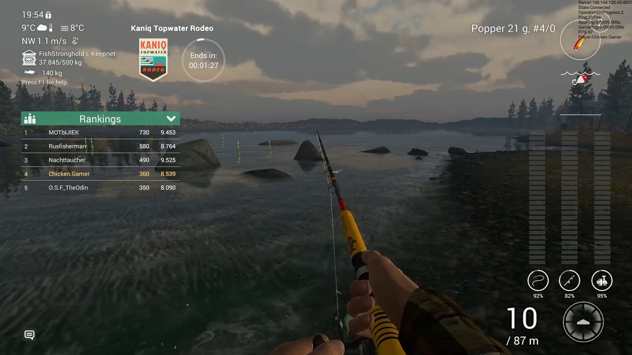 The Fisherman Fishing Kaniq Topwater Rodeo Competition YouTube