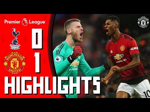 Highlights | Tottenham 0-1 Manchester United | De Gea & Rashford shine at Wembley | Premier League