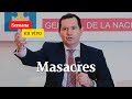 “25 años después de El Aro, tenemos masacres con el Centro Democrático en el poder”: |Semana en vivo