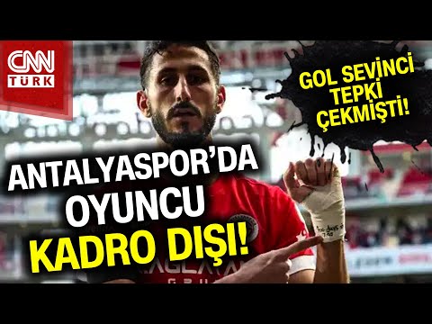 Antalyaspor, İsrailli Sagiv Jehezkel'i Gol Sevinci Nedeniyle Kadro Dışı Bıraktı #Haber #SonDakika