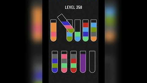 Water sort puzzle level 358