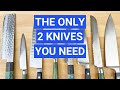 The only 2 kitchen knives you need and 4 you dont