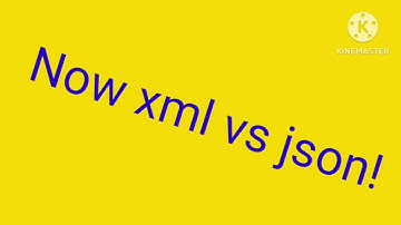 XML vs HTML &  XML vs JSON